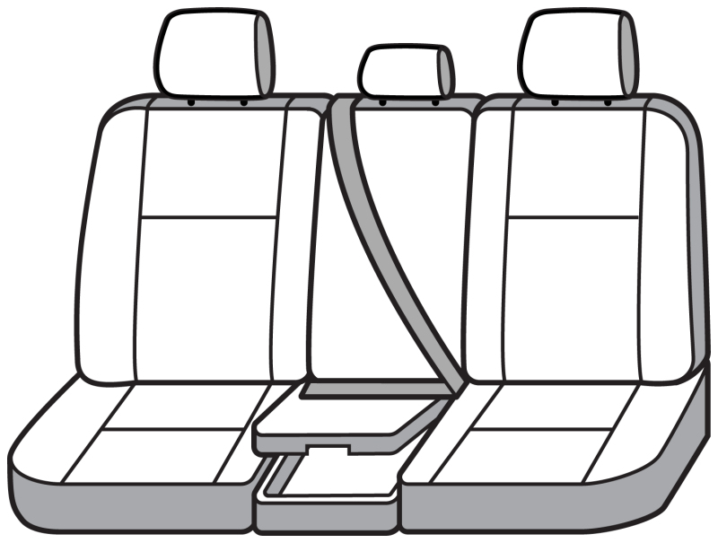 Covercraft 11-14 Ford F150 Carhartt SeatSaver Custom Front Row Seat Covers - Gravel