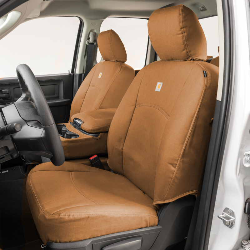 Covercraft 95-97 Toyota Land Carhartt PrecisionFit Custom Front Row Seat Covers – Brown