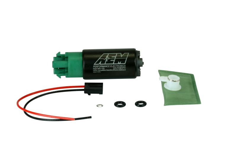 AEM 340LPH 65mm Fuel Pump Kit w/ Mounting Hooks – Ethanol Compatible