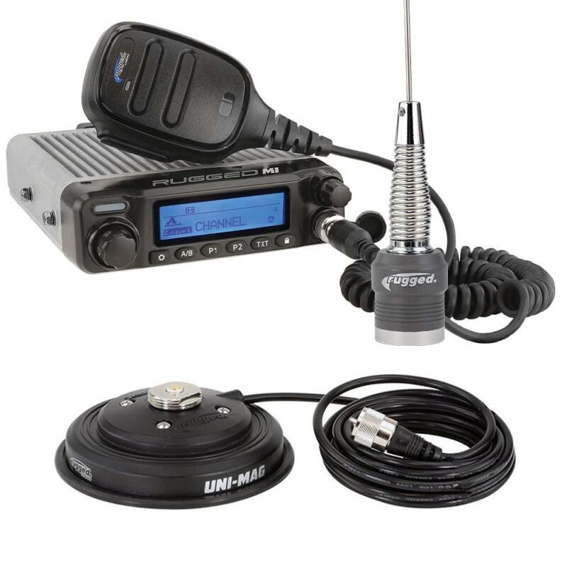 Rugged Radios Radio Kit – Rugged M1 RACE SERIES Waterproof Mobile with Antenna – Digital and Analog