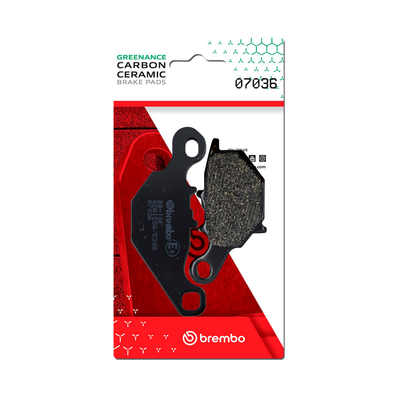 Brembo OE Suzuki Dr-Z/Suzuki Tr/Suzuki Uc/Suzuki Rm/Suzuki Epicuro Carbon Ceramic Brake Pad – Front