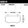 Hawk 2018 Subaru WRX STI Performance Ceramic Street Brake Pads