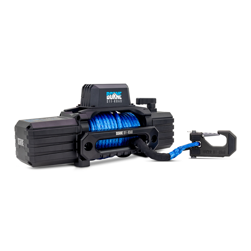 Borne Off-Road 12K Winch – Blue Synthetic Rope