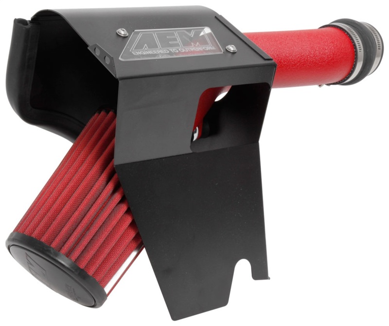 AEM 2018 Subaru WRX STI 2.5L H4 F/I Cold Air Intake System – Wrinkle Red