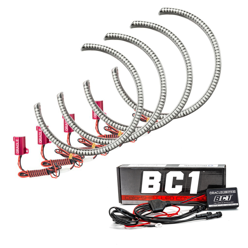 Oracle 15-21 Dodge Challenger LED Waterproof Halo Kit – ColorSHIFT – BC1