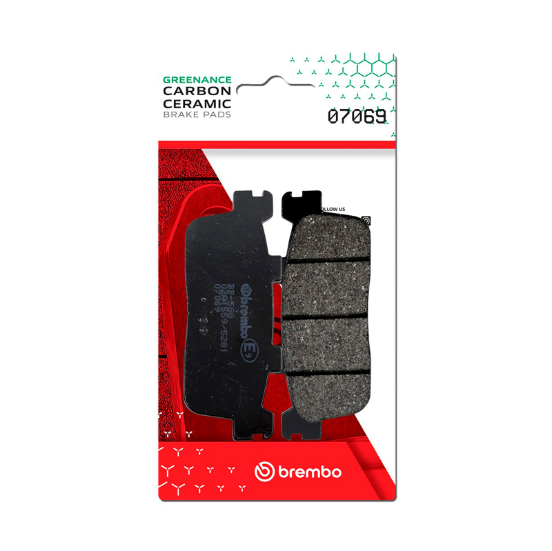 Brembo OE Kymco People/Kymco Xciting/Peugeot Xp Carbon Ceramic Brake Pad – Rear