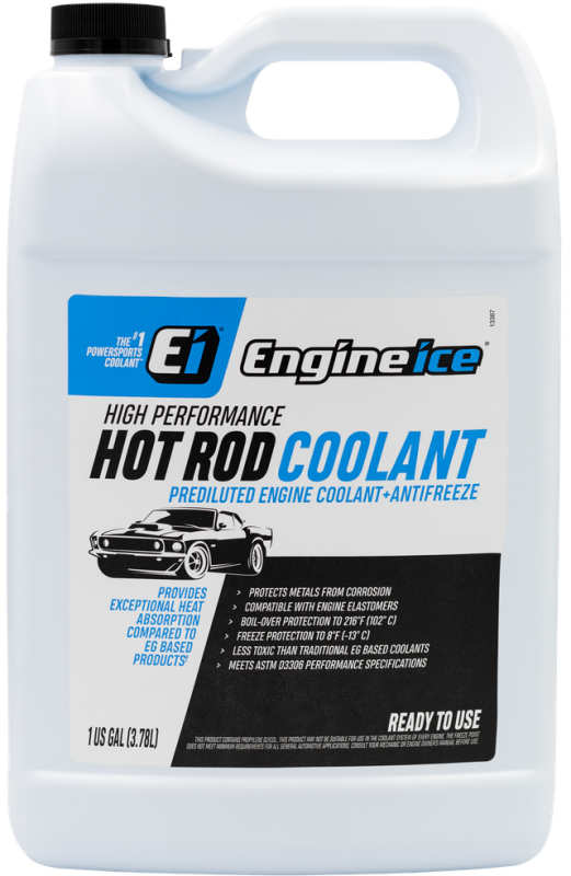 Engine Ice Hot Rod Coolant + Antifreeze Performance Automotive – 1 Gallon