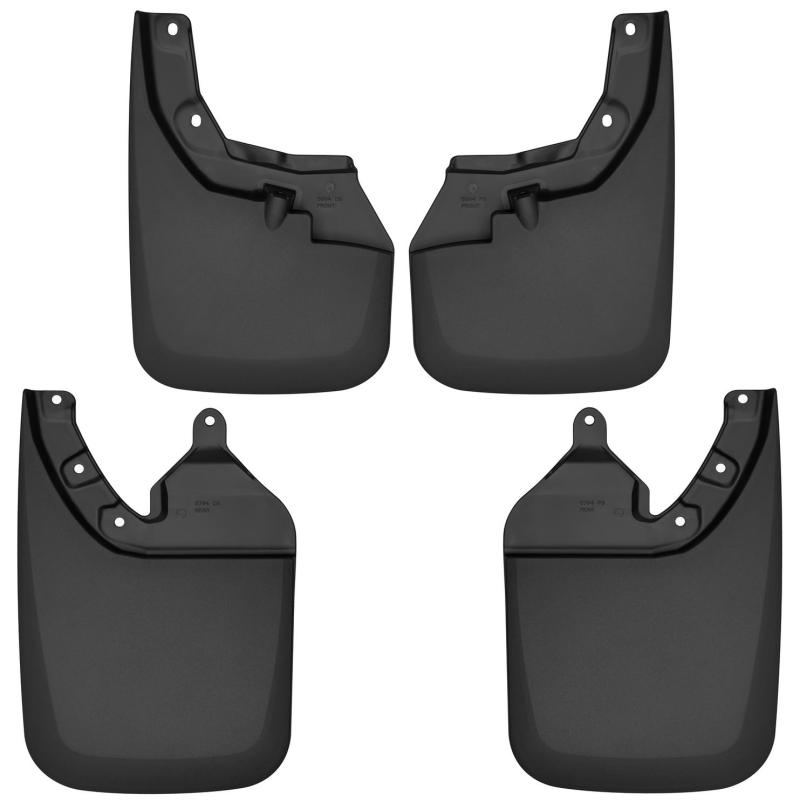 Husky Liners 16-22 Toyota Tacoma w/ OE Fender Flares Front and Rear Mud Guards – Black