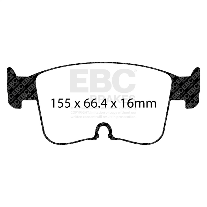 EBC 2022+ Audi A3 2.0T (40) Front Bluestuff Brake Pads