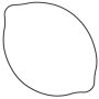 Vertex Pistons 92-08 RM 125 Clutch Cover Gasket - Outer