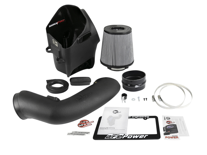 aFe Magnum FORCE Stage-2 Pro DRY S Cold Air Intake System 17-18 Ford Diesel Trucks V8-6.7L (td)