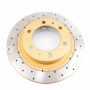 DBA 05-09 Toyota Tacoma (6 lugs) / 06+ Lexus GX470 Front Drilled & Slotted 4000 Series Rotor