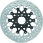 Twin Power 08-13 FLH FLT 08-16 FLHR 06-17 Dyna Front 11.8 Floating Rotor Mesh Black