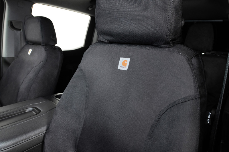 Covercraft 15-22 Chevrolet Colorado Carhartt Super Dux SeatSaverFront Row Seat Covers - Blk
