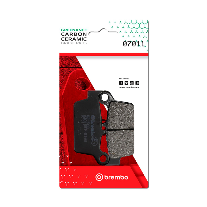 Brembo OE Honda Nh/Kymco Cobra/Kymco Fever/Kymco Heroism Carbon Ceramic Brake Pad – Front