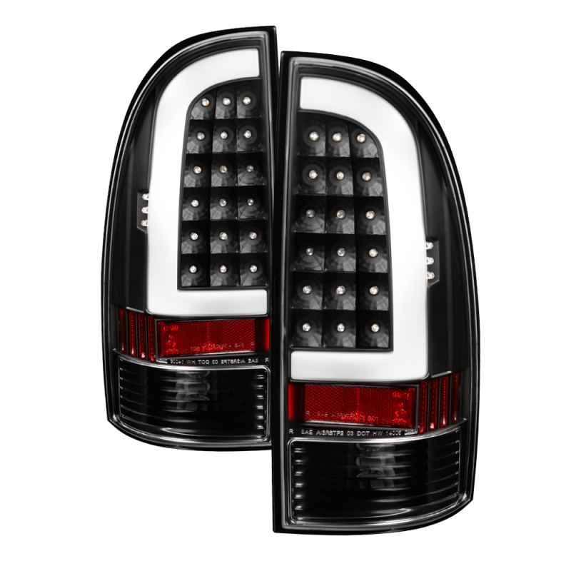 xTune Toyota Tacoma 05-15 Tail Lights – Light Bar LED – Black ALT-ON-TT05-LBLED-BK
