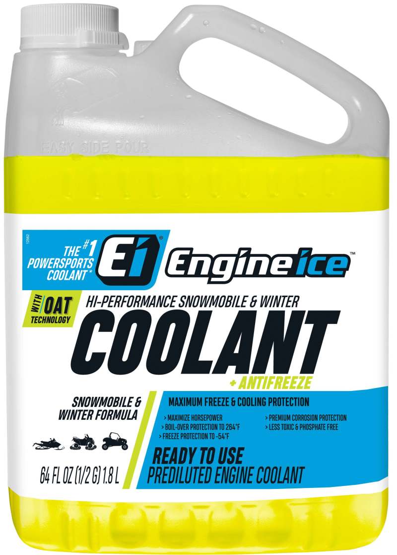 Engine Ice Hi-Performance Snowmobile Winter Coolant + Antifreeze – 1/2 Gallon