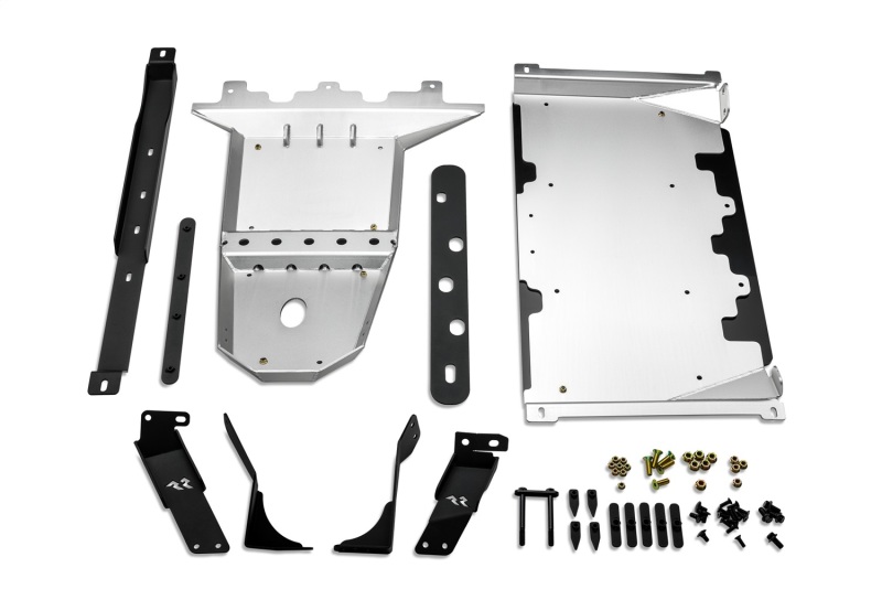 Rugged Ridge 18-23 Jeep Wrangler JLU 4dr Alum. Skid Plate for Engine/Trans – Tex. Blk
