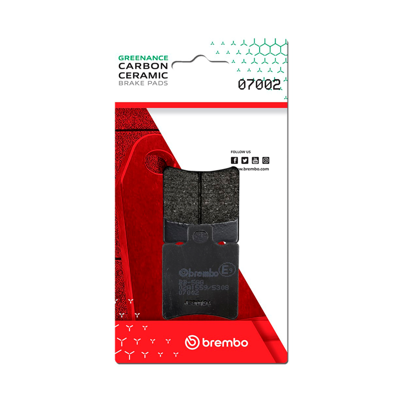 Brembo OE Honda Sgx/Honda Sh/Honda Sxr/Honda X8R/Hyosung Boomer Carbon Ceramic Brake Pad – Front