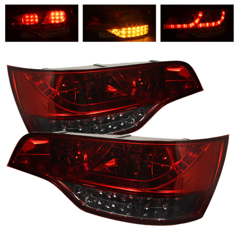 Spyder GMC Sierra 19-20 LED Model Only LED Tail Lights – Black ALT-YD-GS19LED-LED-BK