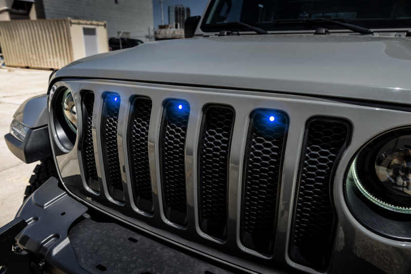 Oracle Pre-Runner Style LED Grille Kit for Jeep Wrangler JL – Blue