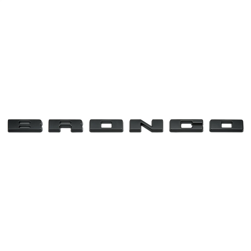 Ford Racing 2021+ Bronco Grille Lettering Overlay Kit – Black